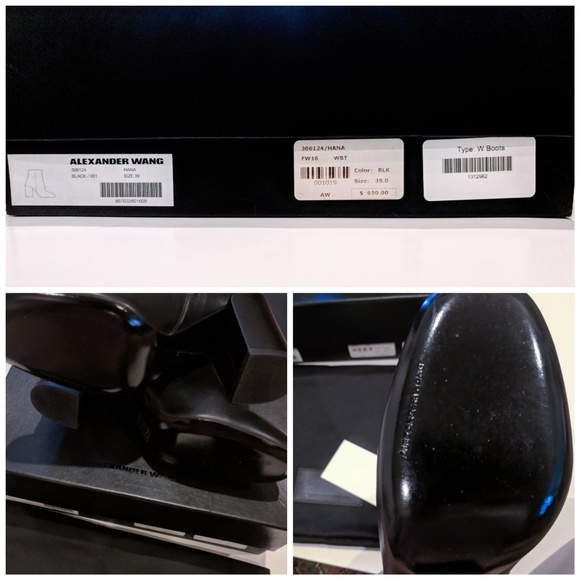 SOLD!!🎉NIB🎀Alexander Wang Leather Hana Boots - Picture 5 of 8